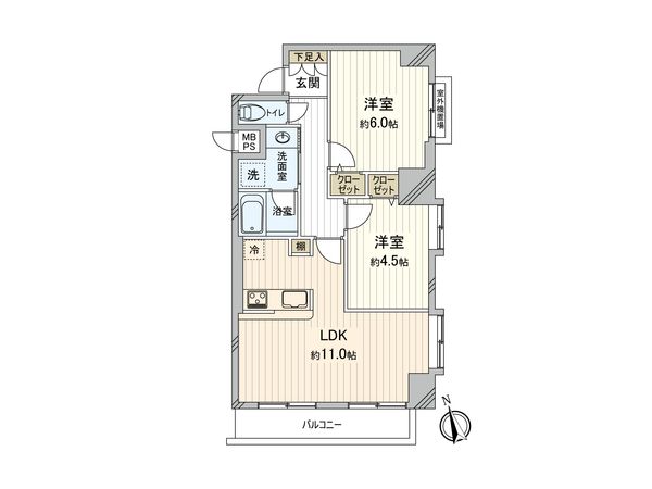 アークステージ北池袋 間取図(平面図)