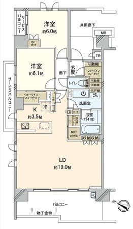 間取図(平面図)