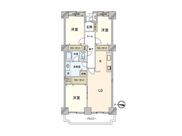 加賀ガーデンハイツ 間取図(平面図)