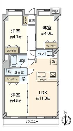 間取図(平面図)