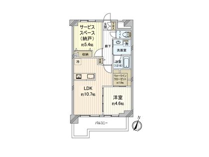ライオンズマンション西巣鴨 間取図(平面図)