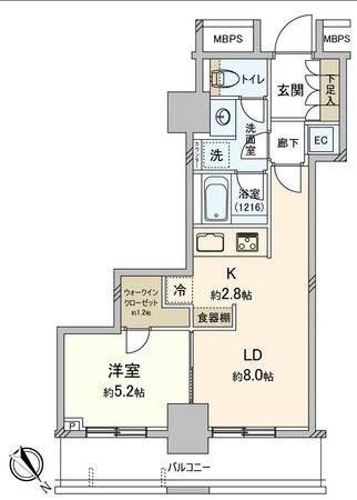 パークタワー滝野川 間取図(平面図) 間取図(平面図)