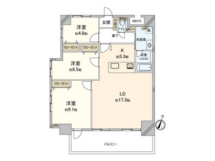 間取図(平面図)