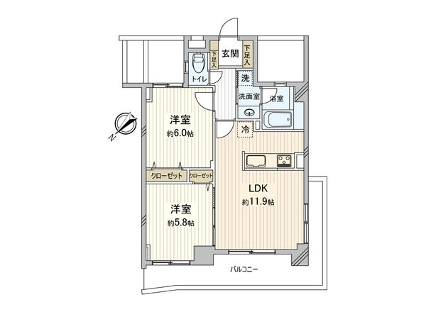 カテリーナ池袋西プラザタワー 間取図(平面図) カテリーナ池袋西プラザタワー 間取図(平面図)