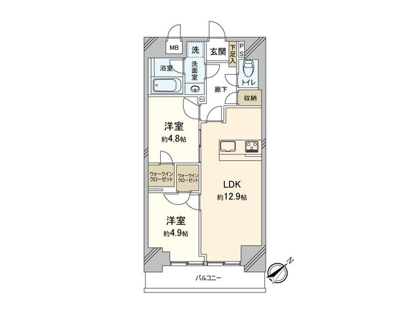 ソネット上池袋 間取図(平面図)