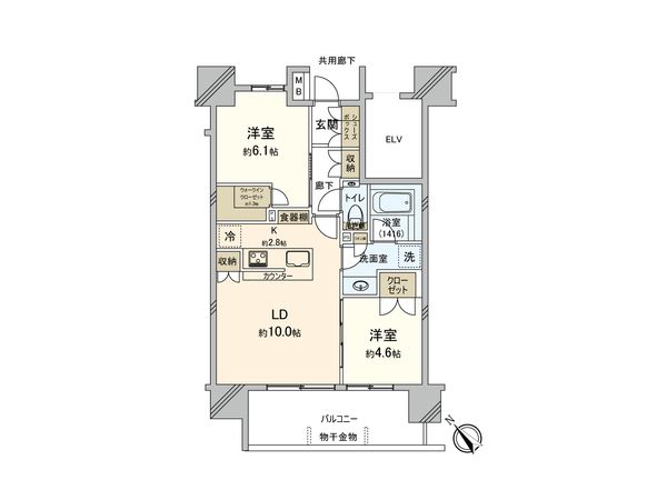 ザ・パークハウス板橋大山 間取図(平面図) 間取図(平面図)