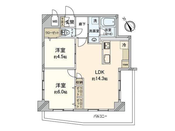 トーア滝野川マンション 間取図(平面図) トーア滝野川マンション 間取図(平面図)