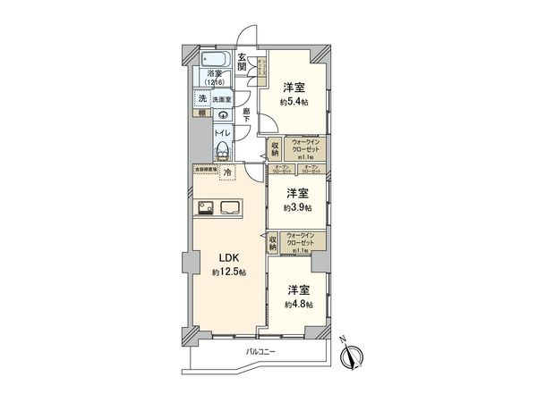 池袋第2ヒルハイム 間取図(平面図) 池袋第2ヒルハイム 間取図(平面図)