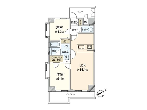 ニッセイパレス上池袋 間取図(平面図) ニッセイパレス上池袋 間取図(平面図)