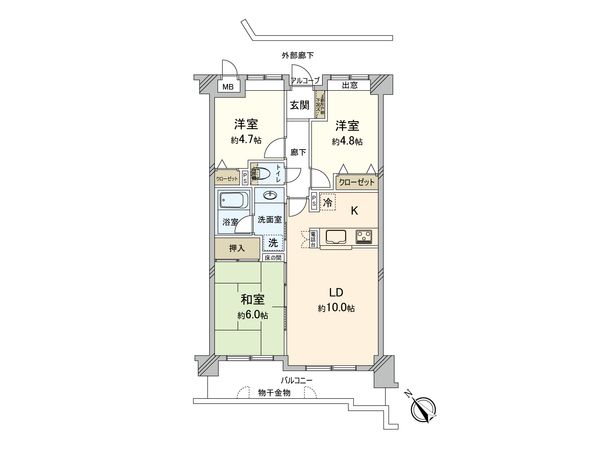 アルス西巣鴨 間取図(平面図) アルス西巣鴨 間取図(平面図)