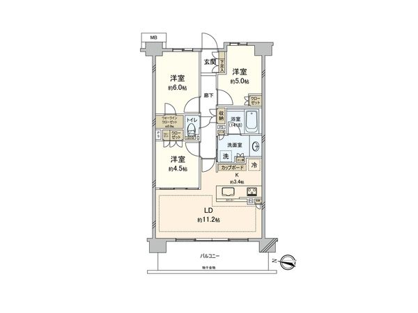 ウェリス滝野川 間取図(平面図) ウェリス滝野川 間取図(平面図)