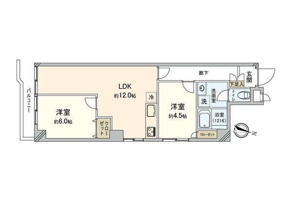 朝日本町マンション 間取図(平面図) 朝日本町マンション 間取図(平面図)