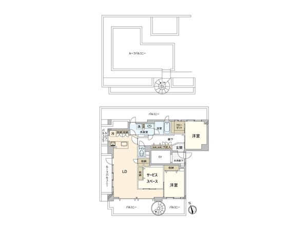 マイキャッスル加賀エクセレントステージ 間取図(平面図) マイキャッスル加賀エクセレントステージ 間取図(平面図)