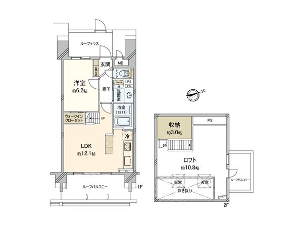 マイキャッスル新板橋 間取図(平面図) マイキャッスル新板橋 間取図(平面図)
