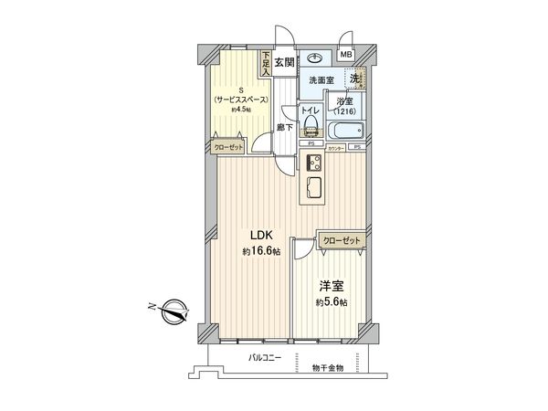 コスモ板橋本町 間取図(平面図) コスモ板橋本町 間取図(平面図)