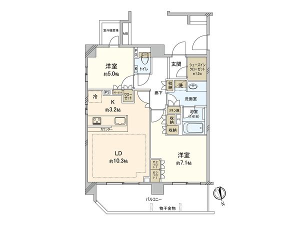 ザ・パークハウス板橋大山大楠ノ杜 間取図(平面図) ザ・パークハウス板橋大山大楠ノ杜 間取図(平面図)