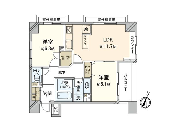 ライオンズステージ板橋 間取図(平面図) ライオンズステージ板橋 間取図(平面図)