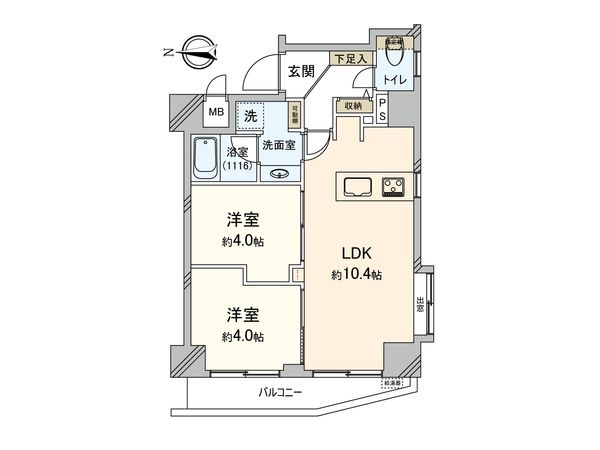 ライオンズマンション大山第6 間取図(平面図) 間取図(平面図)