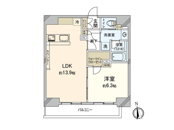 ハウスセゾン新板橋 間取図(平面図) 間取図(平面図)