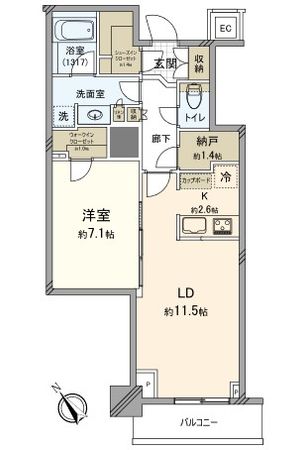 パークタワー滝野川 間取図(平面図) パークタワー滝野川 間取図(平面図)