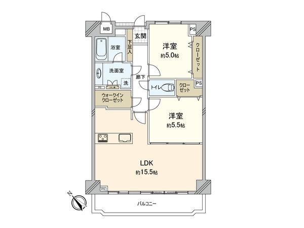 ダイアパレス西巣鴨Ⅱ 間取図(平面図) 間取図(平面図)