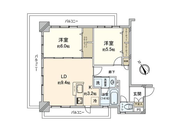 スカーラ池袋西 間取図(平面図)