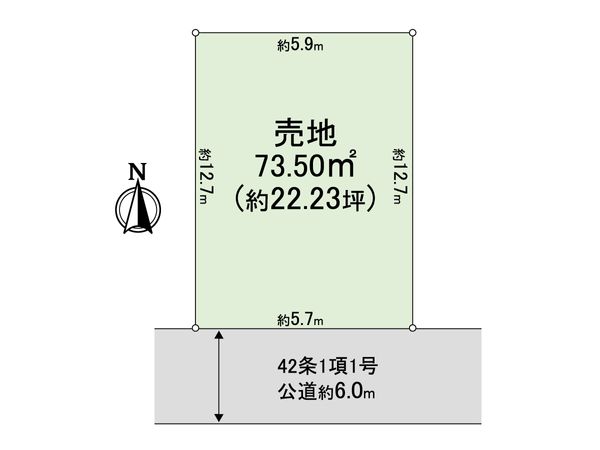台東区清川1丁目土地 区画図 台東区清川1丁目土地 区画図