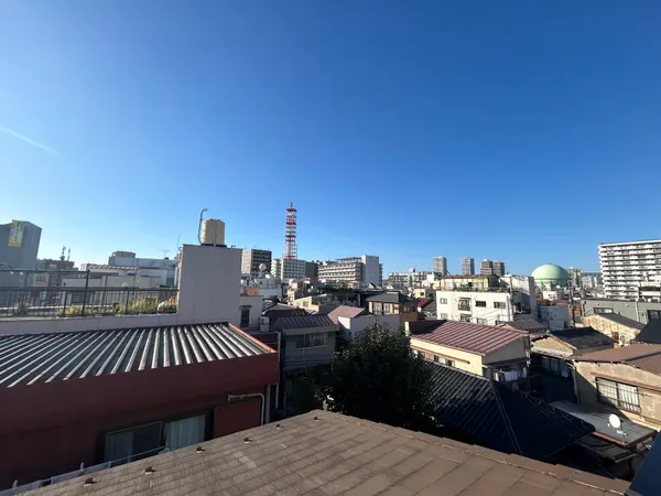 ルーフバルコニーからの眺望　※眺望は、季節・天候によります