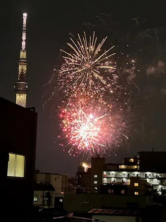 ルーフバルコニーからの眺望