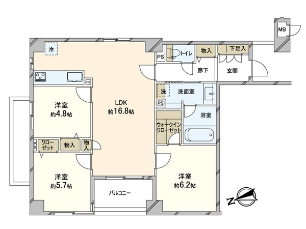 ガーデンホーム南千住EXPlaza 間取図(平面図)