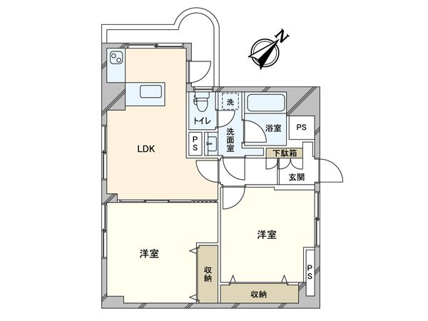 ルーブルかな杉 間取図(平面図)