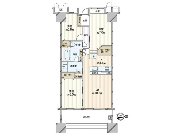 トキアス 間取図(平面図) トキアス 間取図(平面図)