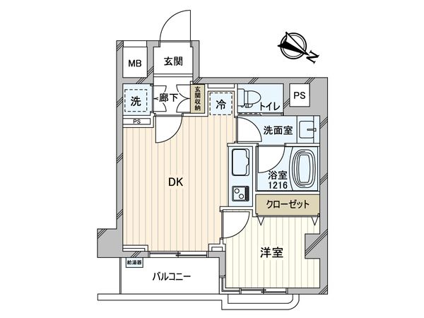シティハイツ三ノ輪 間取図(平面図)