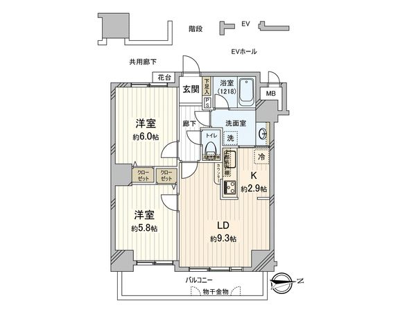 アリュージュ南千住 間取図(平面図) アリュージュ南千住 間取図(平面図)