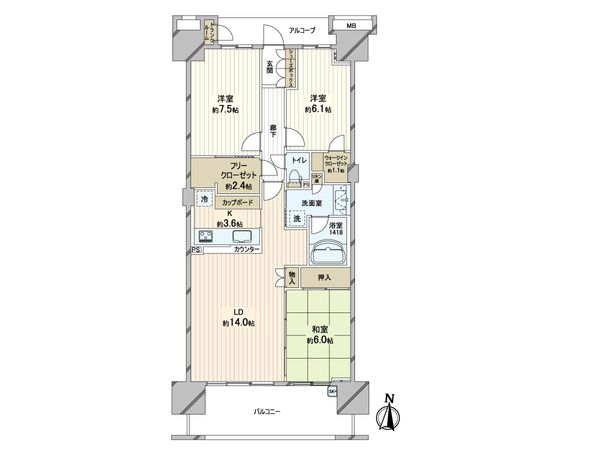 東京フロンティアシティ パーク&パークス 間取図(平面図) 東京フロンティアシティ パーク&パークス 間取図(平面図)