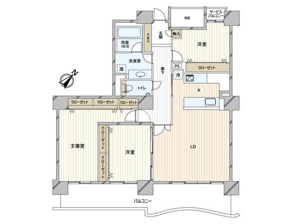 アクロシティタワーズ 間取図(平面図)