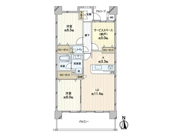 サンパティエ東京 間取図(平面図) サンパティエ東京 間取図(平面図)