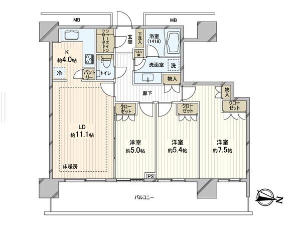 間取図(平面図)