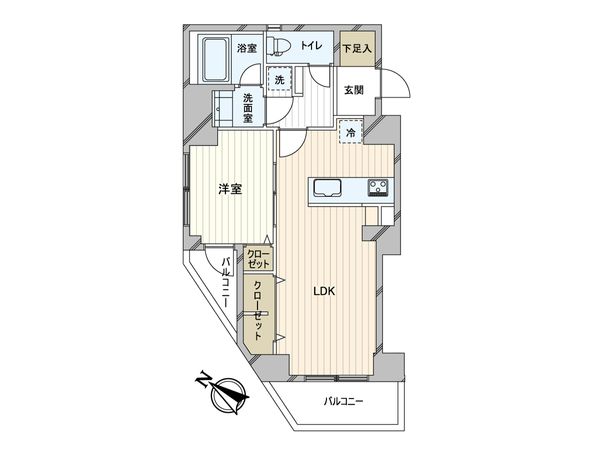 ライオンズマンション浅草三社 間取図(平面図)