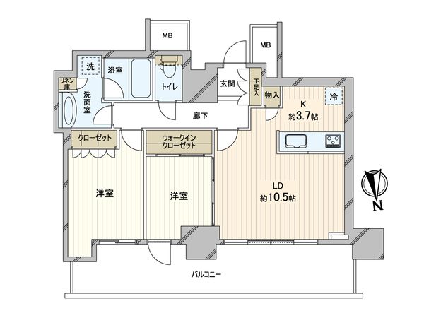 浅草タワー 間取図(平面図)