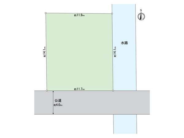 春日部市米島 土地 区画図 春日部市米島 土地 区画図