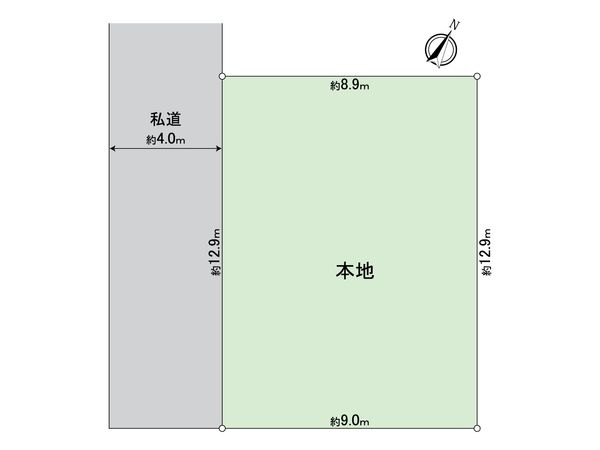 越谷市大字船渡 土地 区画図 越谷市大字船渡 土地 区画図