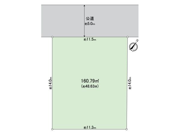 春日部市米島 土地 区画図 春日部市米島 土地 区画図