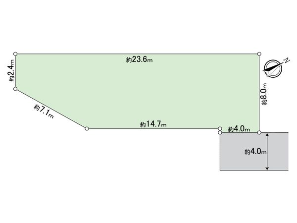 越谷市赤山町2丁目 土地 区画図 越谷市赤山町2丁目 土地 区画図