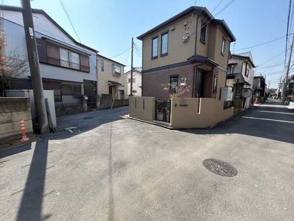 越谷市大字袋山 土地(古屋有) 前面道路含む外観 越谷市大字袋山 土地(古屋有) 前面道路含む外観