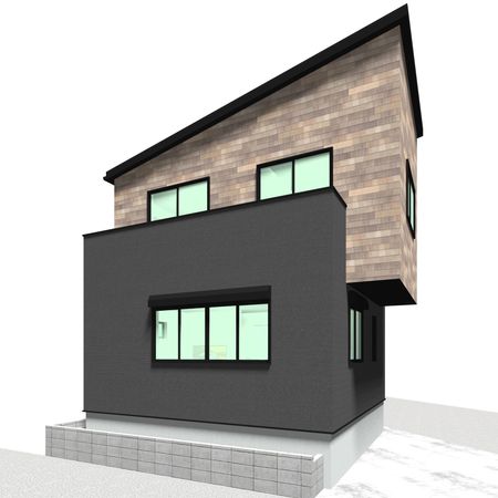 春日部市粕壁東4丁目 新築戸建 外観パース図