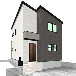 春日部市粕壁東4丁目 新築戸建 外観パース図