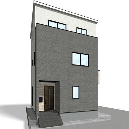 越谷市大字恩間 新築戸建 外観パース図 越谷市大字恩間 新築戸建 外観パース図