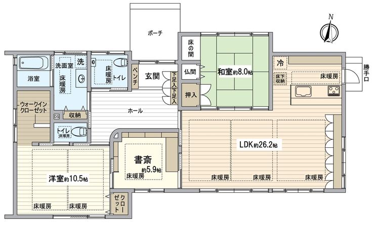 越谷市瓦曽根3丁目 戸建 間取図(平面図) 越谷市瓦曽根3丁目 戸建 間取図(平面図)
