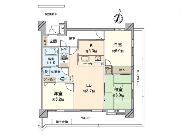 間取図(平面図)